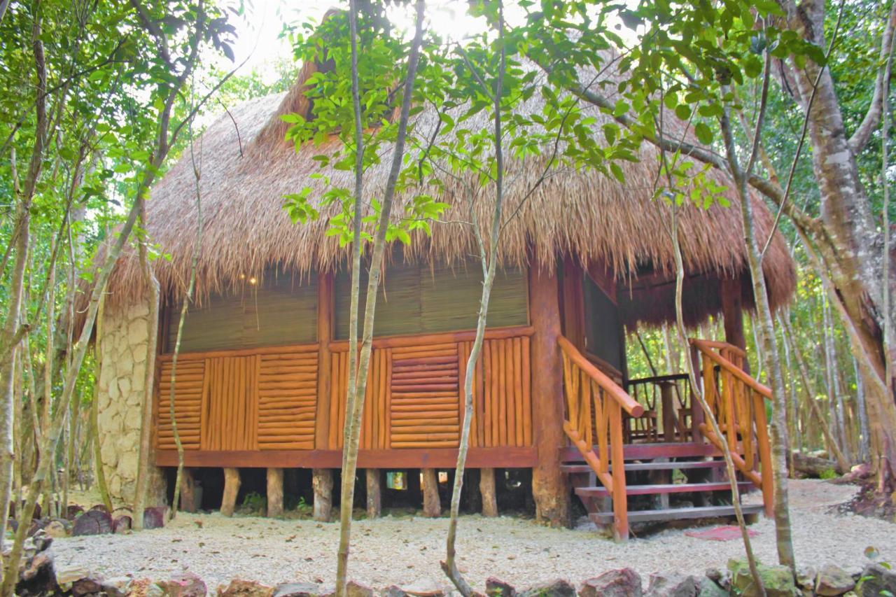 Aldea Maya-Ha Cabanas Con Cenotes Puerto Morelos Exterior photo