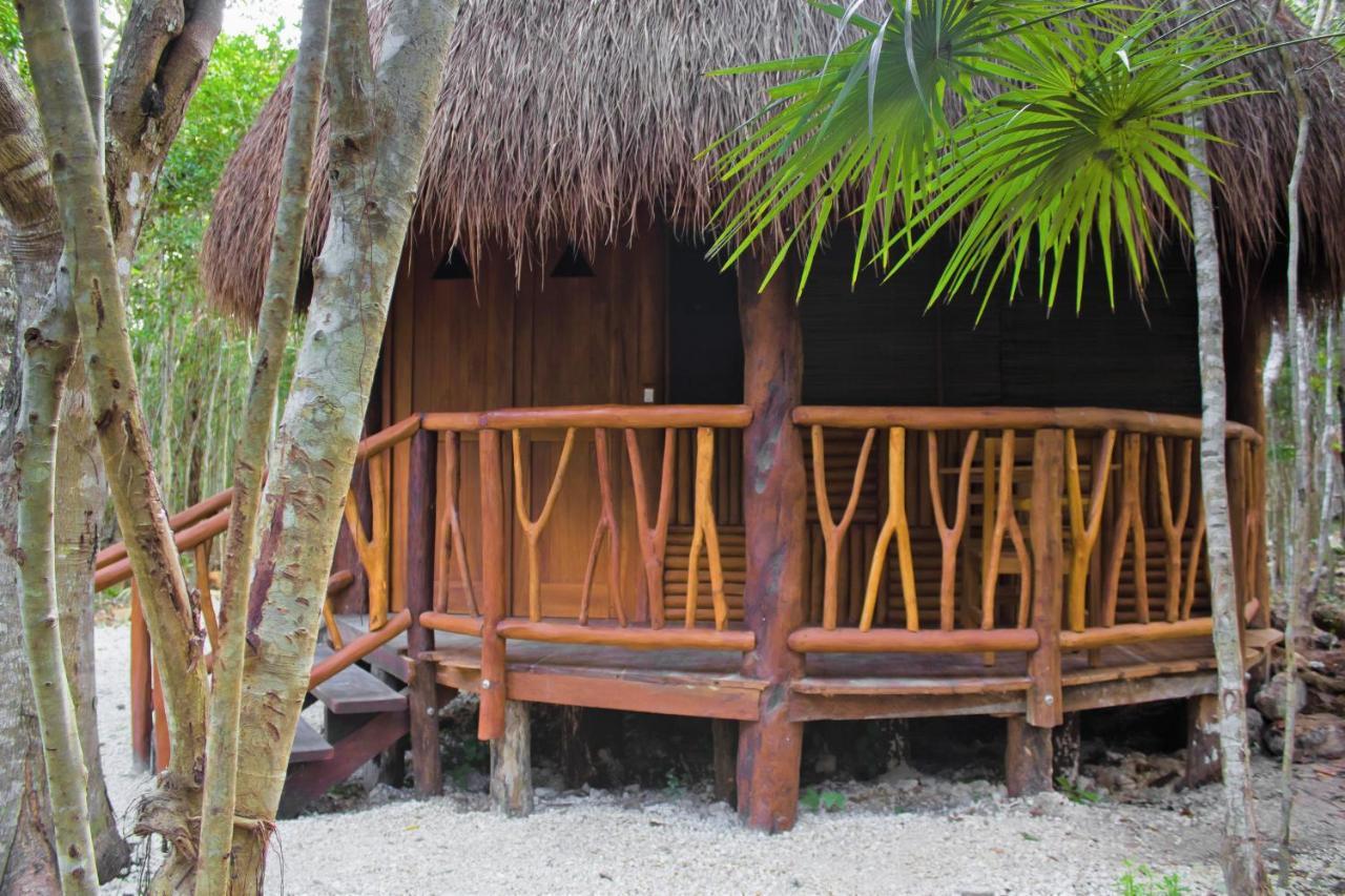Aldea Maya-Ha Cabanas Con Cenotes Puerto Morelos Exterior photo