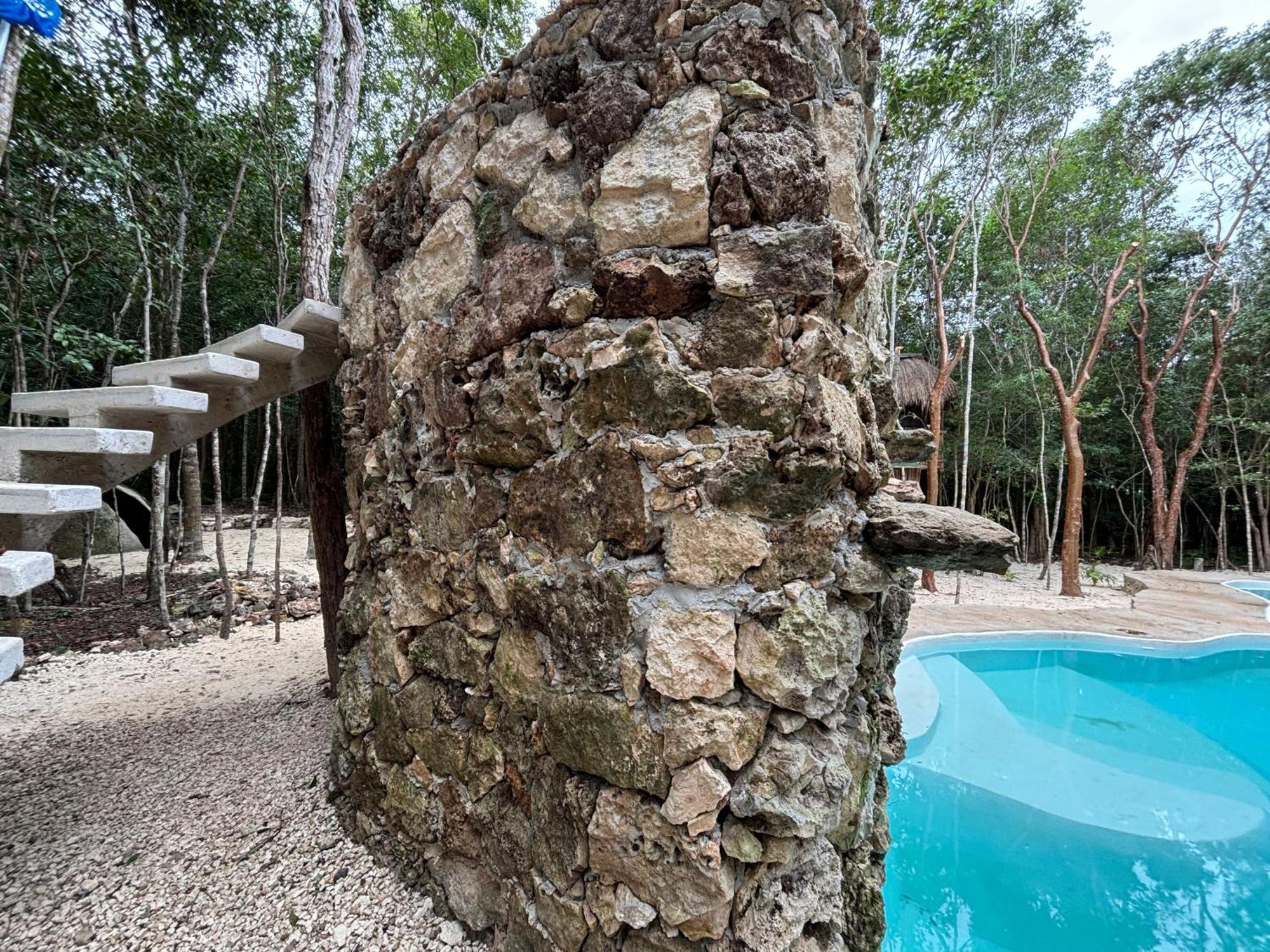 Aldea Maya-Ha Cabanas Con Cenotes Puerto Morelos Exterior photo