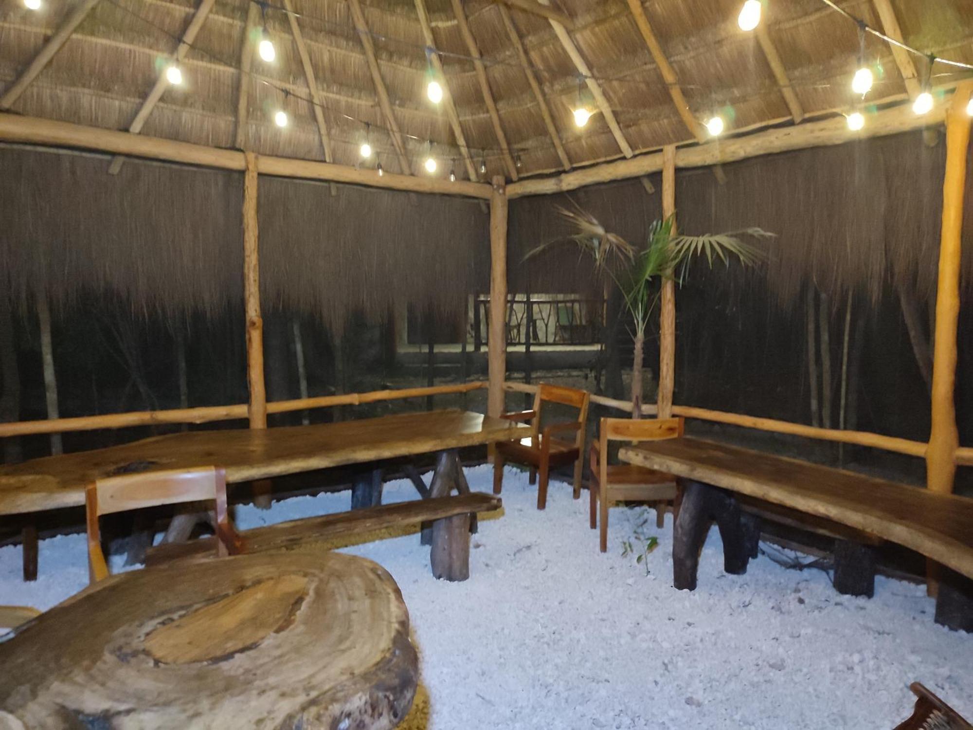 Aldea Maya-Ha Cabanas Con Cenotes Puerto Morelos Exterior photo
