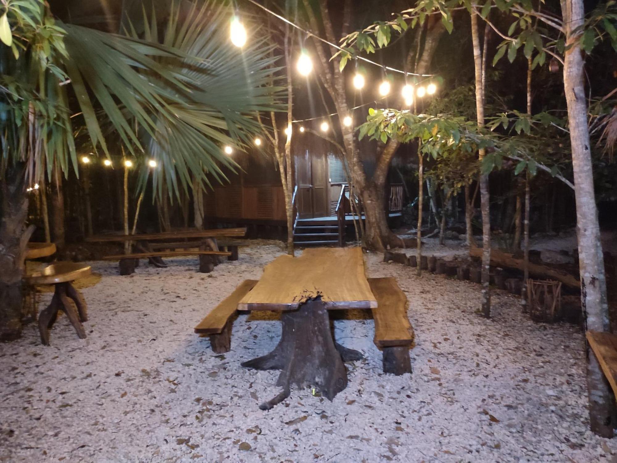Aldea Maya-Ha Cabanas Con Cenotes Puerto Morelos Exterior photo