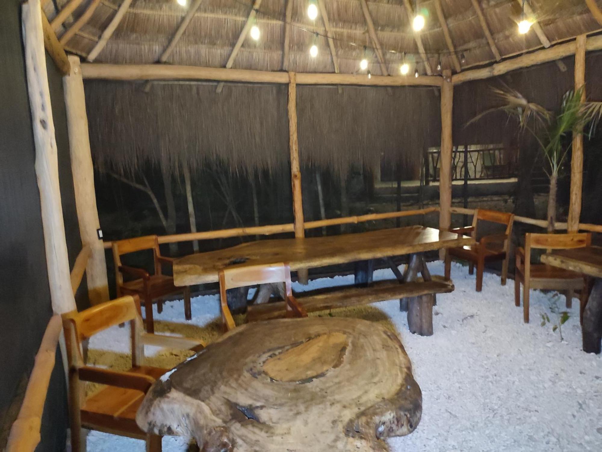Aldea Maya-Ha Cabanas Con Cenotes Puerto Morelos Exterior photo