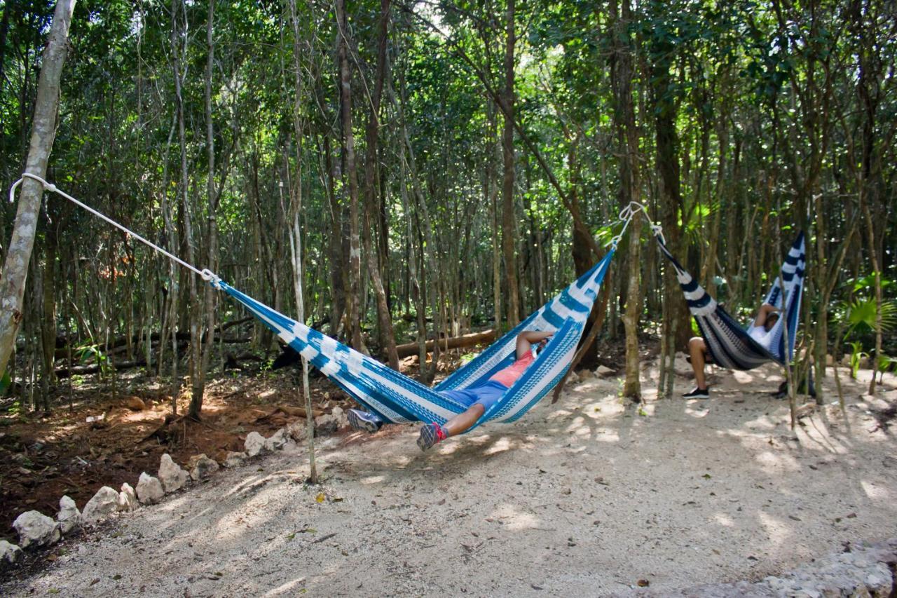 Aldea Maya-Ha Cabanas Con Cenotes Puerto Morelos Exterior photo